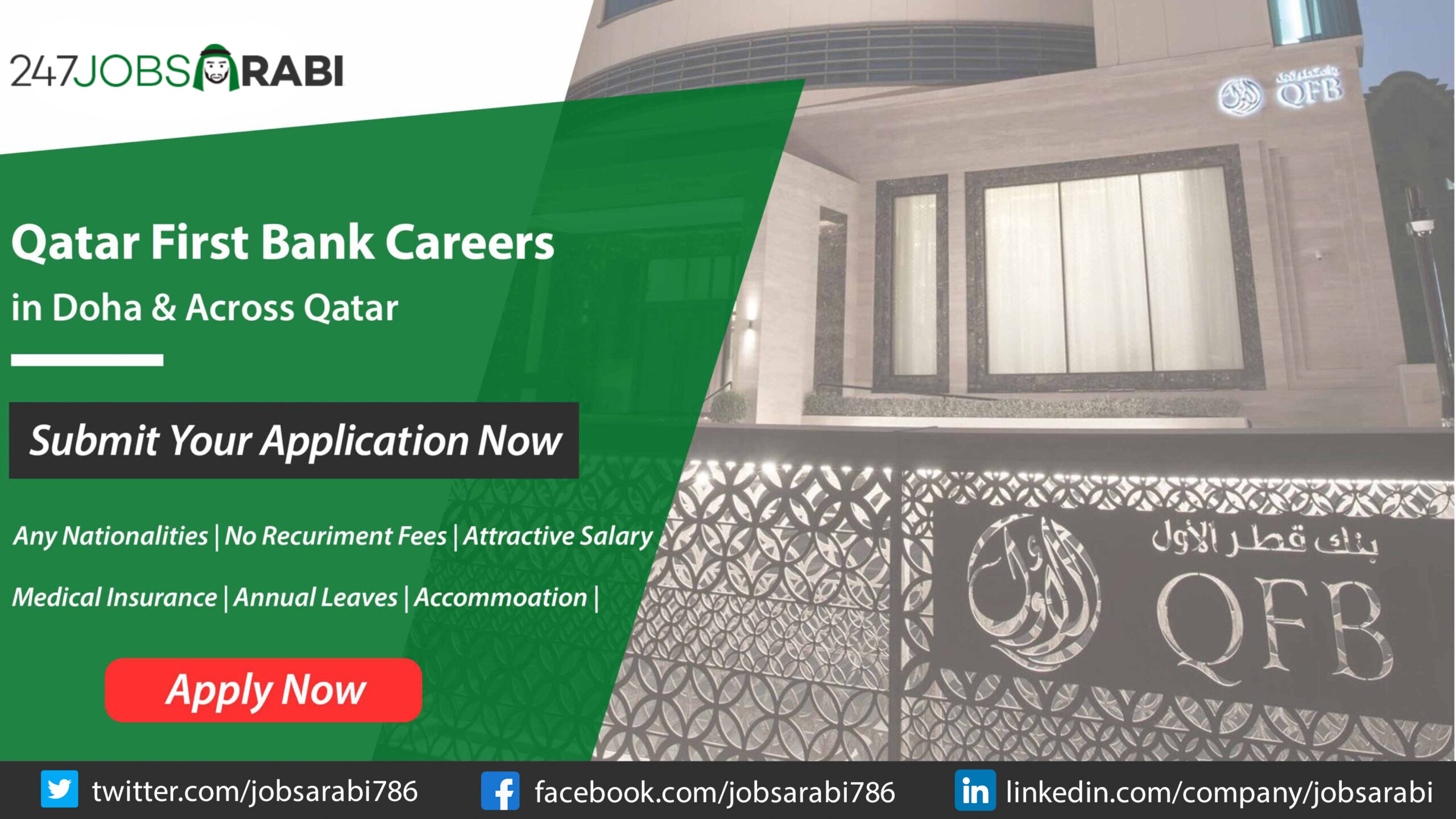 Qatar First Bank Careers