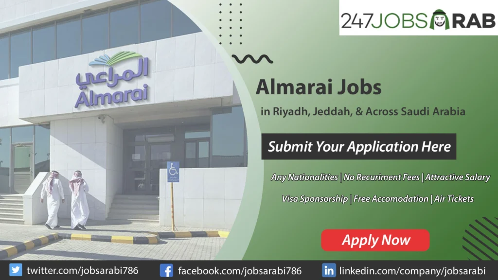 Almarai jobs in Saudi Arabia